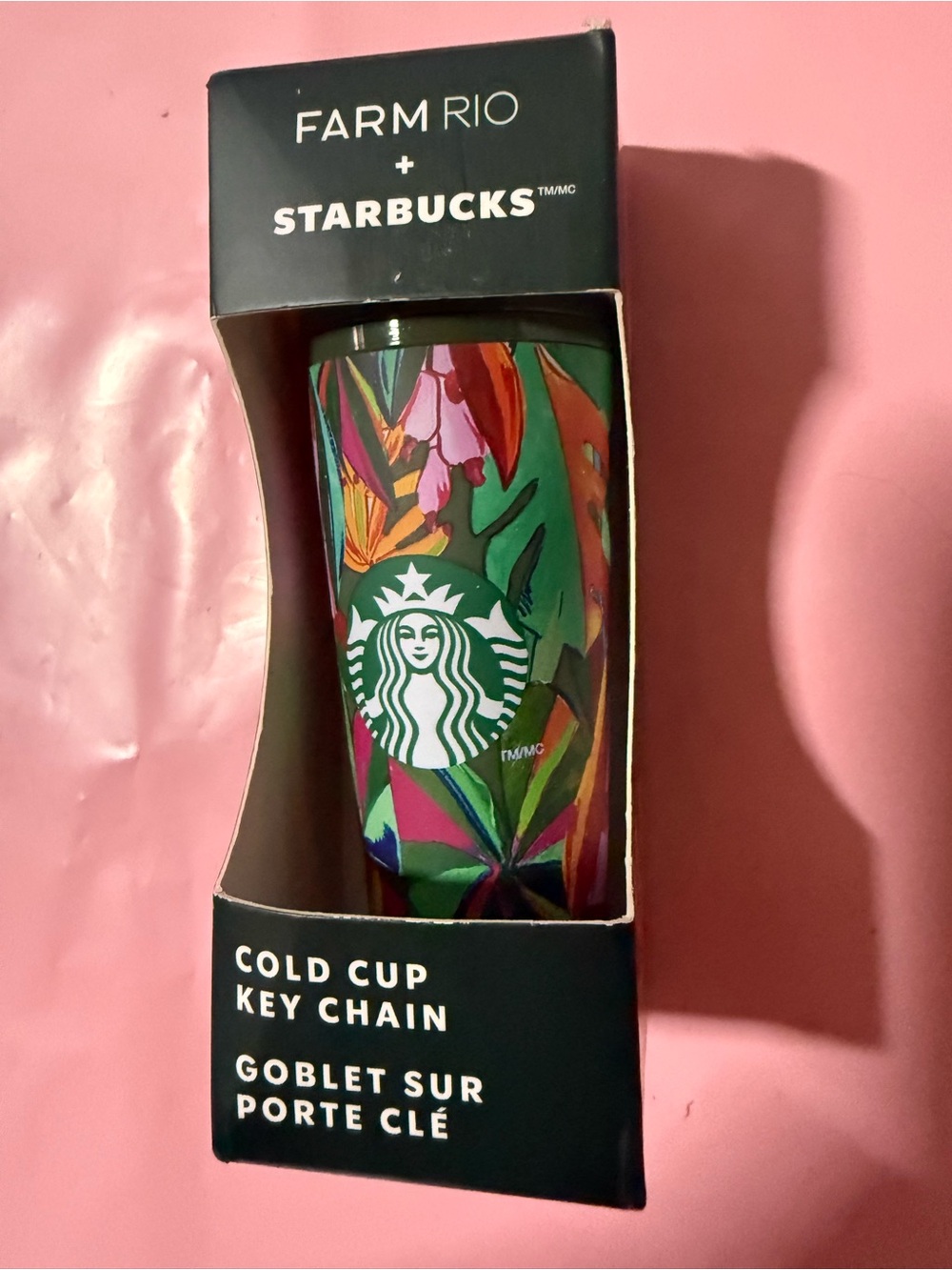 Starbucks Farm Rio Tropical Green Cold Cup Key Chain